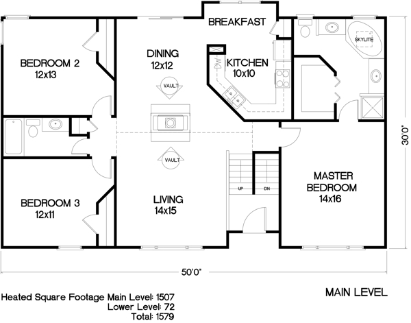 Floorplan image of The Hampton House Plan